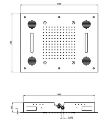SB Sound & Colour Einbau-Regendusche mit Sound, PVD Kupfer 1208955391