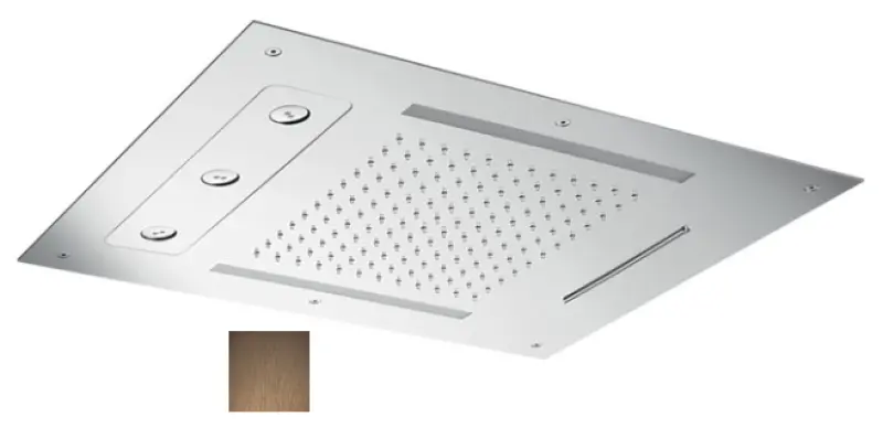 SB Spin Temptation Chromotherapie Einbau-Regendusche, PVD Kupfer 1208955418