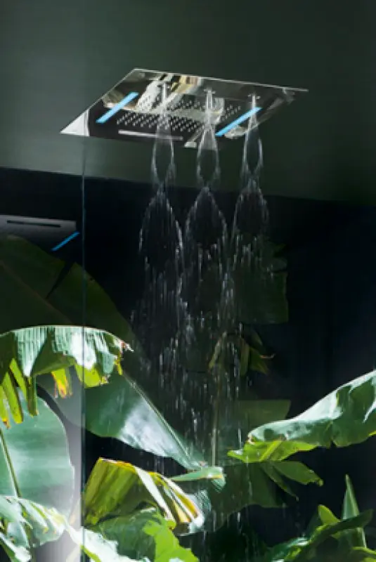 SB Spin Temptation Chromotherapy Einbau-Regendusche, PVD Gun Metal 1208955420