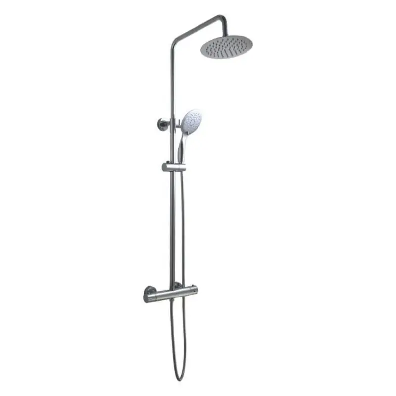 Aquadesign Valence Aufputz-Duschset Thermostat mit Regendusche Chrom
