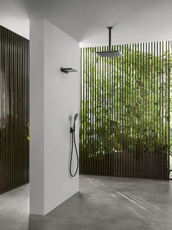 SB Rubinetterie Regendusche Eco Air wassersparende quadratische Regendusche, Chrom 25x25cm 1208955530