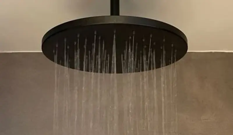 SB Round Regendusche, Kopfbrause Kunststoff 30 cm, Schwartz matt 1208955613