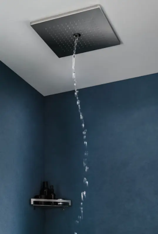 SB Twist Temotion Regendusche mit 2 Strahlen, 38cm quadratisch, Weiß matt 1208955629