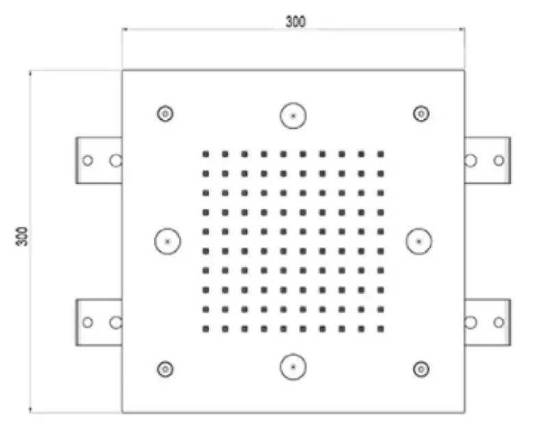 SB Mist Temptation Einbau-Regendusche, quadratisch, 2 Strahlen, 30x30cm, komplett aus Edelstahl 1208955716