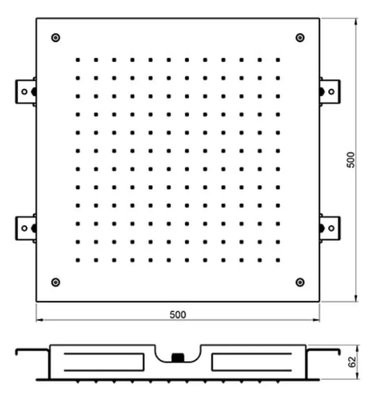 SB Temptation Einbau-Regendusche, quadratisch 50x50cm PVD Gun Metal 1208955779