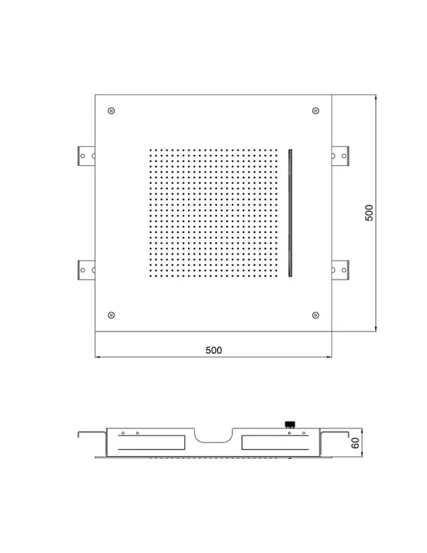 SB Square 316 Einbau-Regendusche Velvet Temptation und Wasserfall, Schwarz matt 1208956749