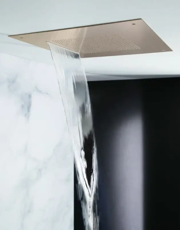 SB Square 316 Einbau-Regendusche Velvet Temptation und Wasserfall, gebürstetes PVD-Kupfer 1208956751