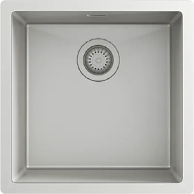 Ausmann Turt Edelstahlspüle PVD NANO 40x40, Unterbau, flächenbündig und Oberflächen-Einbau 1208956947
