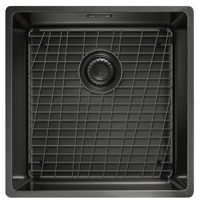 Franke Mythos Masterpiece BXM 210.40 PVD Gun Metal Spülbecken 400x410mm Flächenbündig und Unterbau 127.0674.537