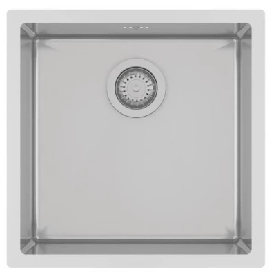 Ausmann Oder Edelstahlspüle 40x40cm flächenbündig, Unterbau und aufliegend, extra tief 22cm 1208957112