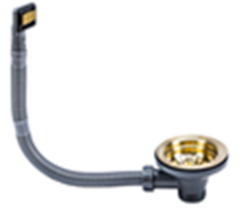 Ausmann Mosel Edelstahl Ablaufgarnitur inkl. Überlauf Edelstahl 1208957146