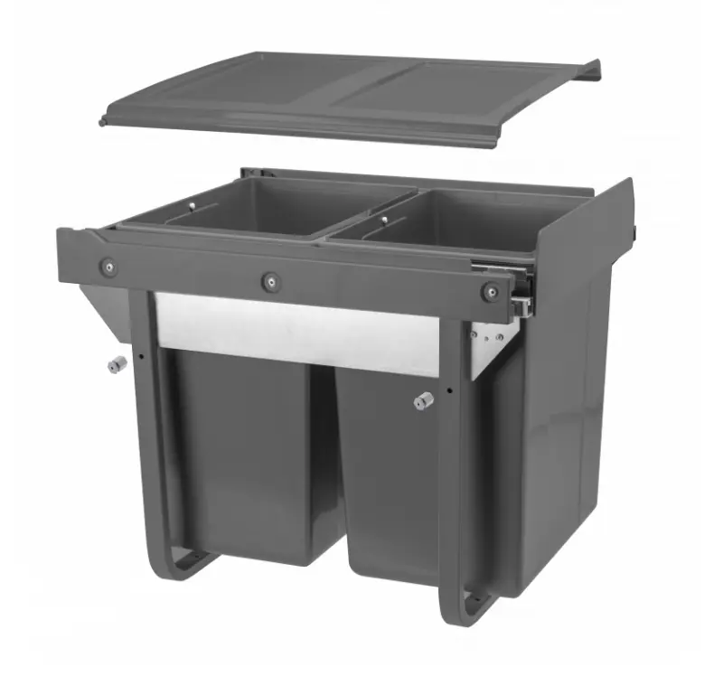 Garbi Sorter S-45-2 Einbau-Abfallsystem mit 2 x 20-Liter-Abfallbehälter 1208957367