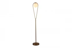 Dekor Ciklop Messing Gold Stehleuchte mit Tropfenoptik 9737