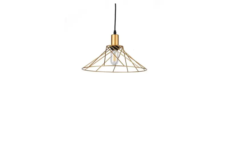 Decor Tilia moderne goldfarbene dekorative Draht-Pendelleuchte 7863