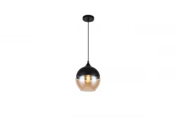 Decor Lender moderne Pendelleuchte aus Metall und Glas Breite 200 mm 8389