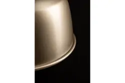 Decor Zenit Pendelleuchte mit beiger Metallkuppel und Metallic-Finish 4871