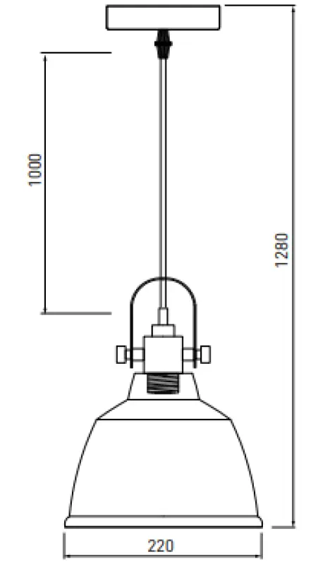 Decor Zenit Pendelleuchte mit beiger Metallkuppel und Metallic-Finish 4871