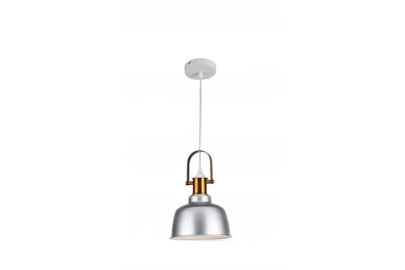 Decor Zenit Pendelleuchte mit grauer Metallkuppel und Metallic-Finish 4895