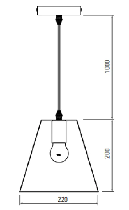Decor Oxalis Pendelleuchte mit schwarzem Metallrahmen in geometrischer Form Durchmesser 22 cm 3161