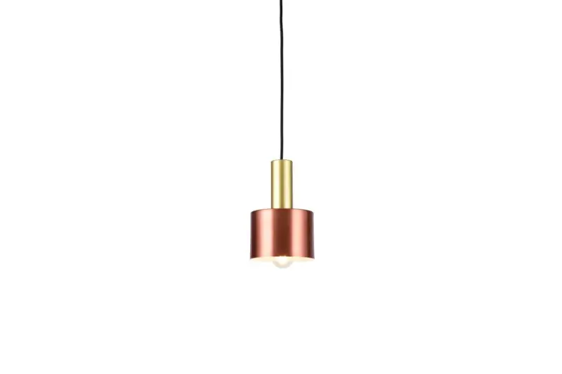 Decor Selvia Pendelleuchte Kupfer mit Messing-Finish, Durchmesser 12 cm 3208