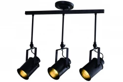 Decor Demir schwarze Hängeleuchte mit 3 Lichtquellen 4014