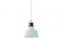 Decor Noor elegante weiße Pendelleuchte mit Kupferelement 6934
