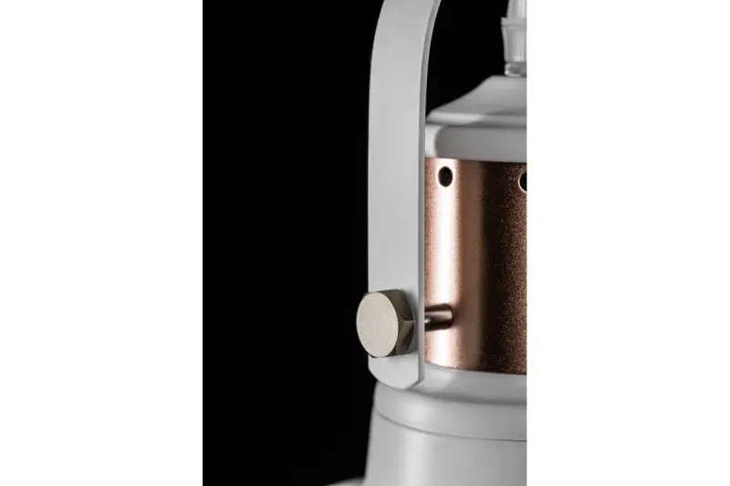 Decor Noor elegante weiße Pendelleuchte mit Kupferelement 6934