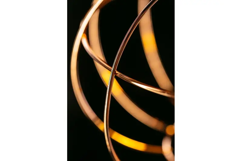 Decor Viela Draht-Pendelleuchte kugelförmig, Kupfer, Durchmesser 27,5 cm 7047