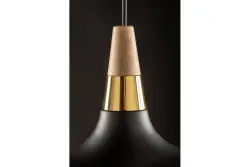 Decor Skandi moderne Pendelleuchte, Schwarz, Durchmesser 35 cm 7382