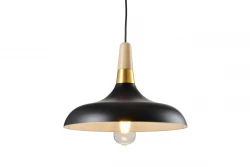 Decor Skandi moderne Pendelleuchte, Schwarz, Durchmesser 35 cm 7382