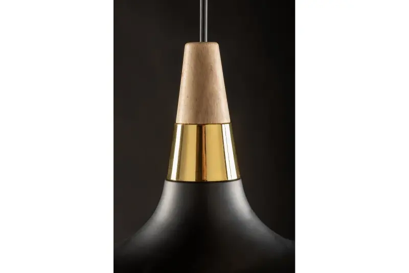 Decor Skandi moderne Pendelleuchte, Schwarz, Durchmesser 35 cm 7382