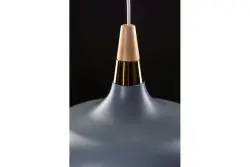 Decor Skandi moderne Pendelleuchte Grau, 35 cm Durchmesser 7368