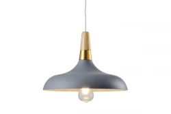 Decor Skandi moderne Pendelleuchte Grau, 35 cm Durchmesser 7368