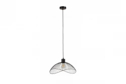 Decor Reto Vintage Draht-Pendelleuchte Schwarz, 50 cm Durchmesser 4151