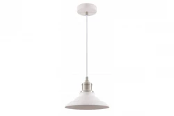 Decor Loret zeitlose weiße Pendelleuchte 20,5 cm Durchmesser 9691