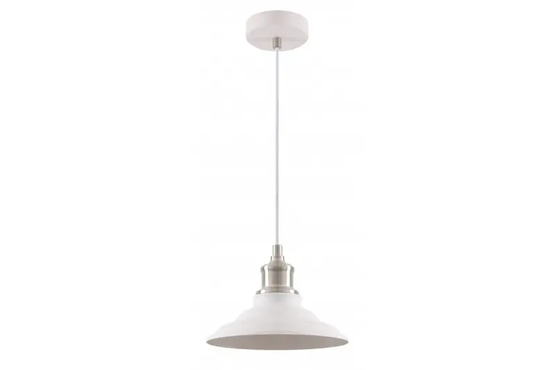 Decor Loret zeitlose weiße Pendelleuchte 20,5 cm Durchmesser 9691