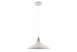 Decor Loret zeitlose weiße Pendelleuchte 34,8 cm Durchmesser 9844