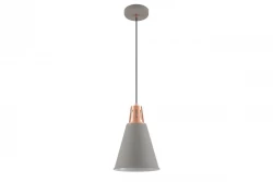 Decor Gianni stilvolle Pendelleuchte Grau-Kupfer, 22 cm Durchmesser 8051