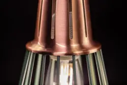 Dekor Kaliope modische Draht-Pendelleuchte Grün, 18 cm Durchmesser 8044
