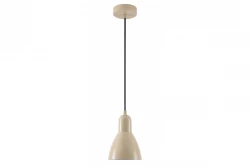 Decor Etore beige Pendelleuchte mit schwarzem Kabel 2089