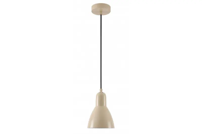Decor Etore beige Pendelleuchte mit schwarzem Kabel 2089