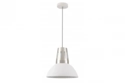 Decor Artemia Pendelleuchte mit Industrie-Optik Weiß, 34,5 cm Durchmesser 2508