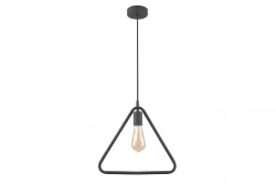 Decor Gija schwarze Einpunkt-Pendelleuchte dreieckig 2621