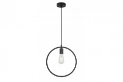 Decor Fija schwarze runde Einpunkt-Pendelleuchte 2805