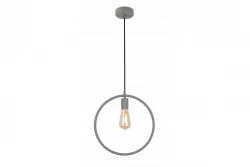Decor Fija graue runde Einpunkt-Pendelleuchte 2935