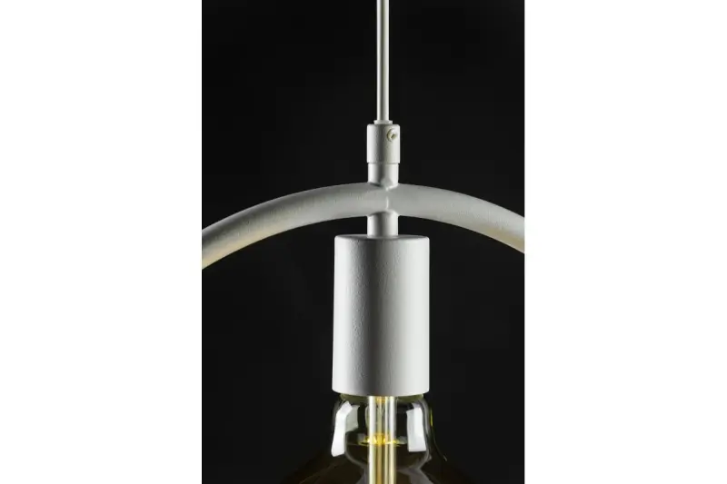 Decor Fija weiße runde Einpunkt-Pendelleuchte 2898