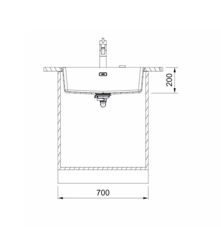 Franke Maris MRG 110-62 Fragranite Polarweiß Unterbau Spüle