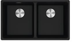 Franke Maris MRG 220-35-35 Fragranite Onyx Doppelspüle flächenbündig