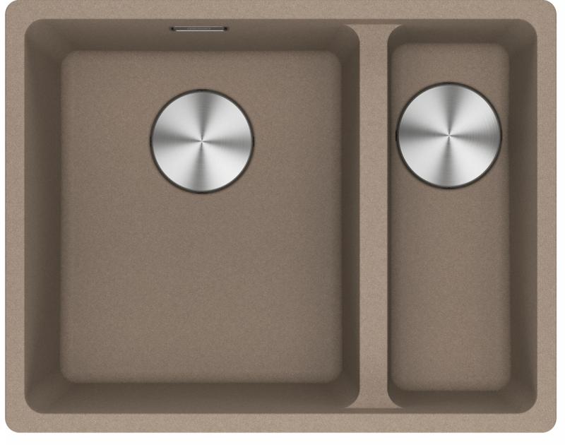 Franke Maris MRG 160-34-15 Fragranite Oyster Spüle Becken Links Unterbau
