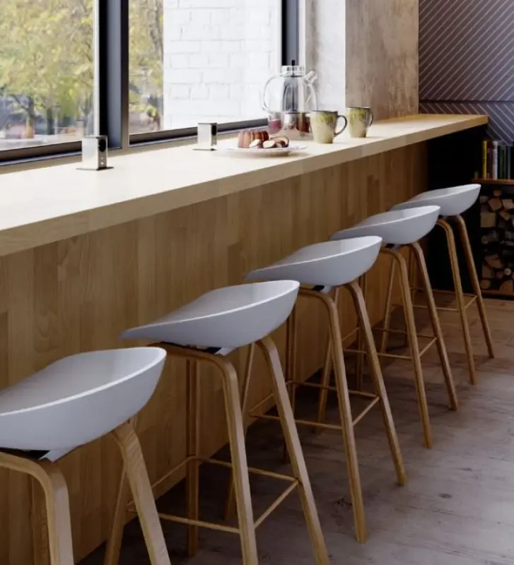 Indux Push ausziehbare schwarze Steckdose Stift-Erdung Typ E, mit 1xUSB A und 1xUSB C mit Edelstahlabdeckung 1208957928